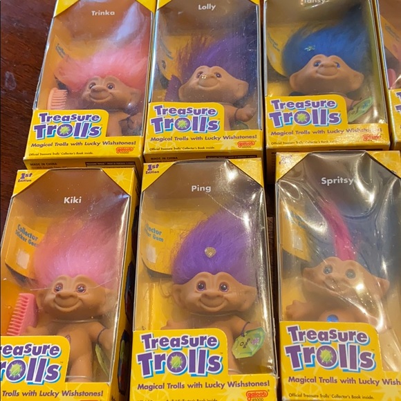 Galoob Other Collectible Treasure Troll Dolls From 998 Poshmark